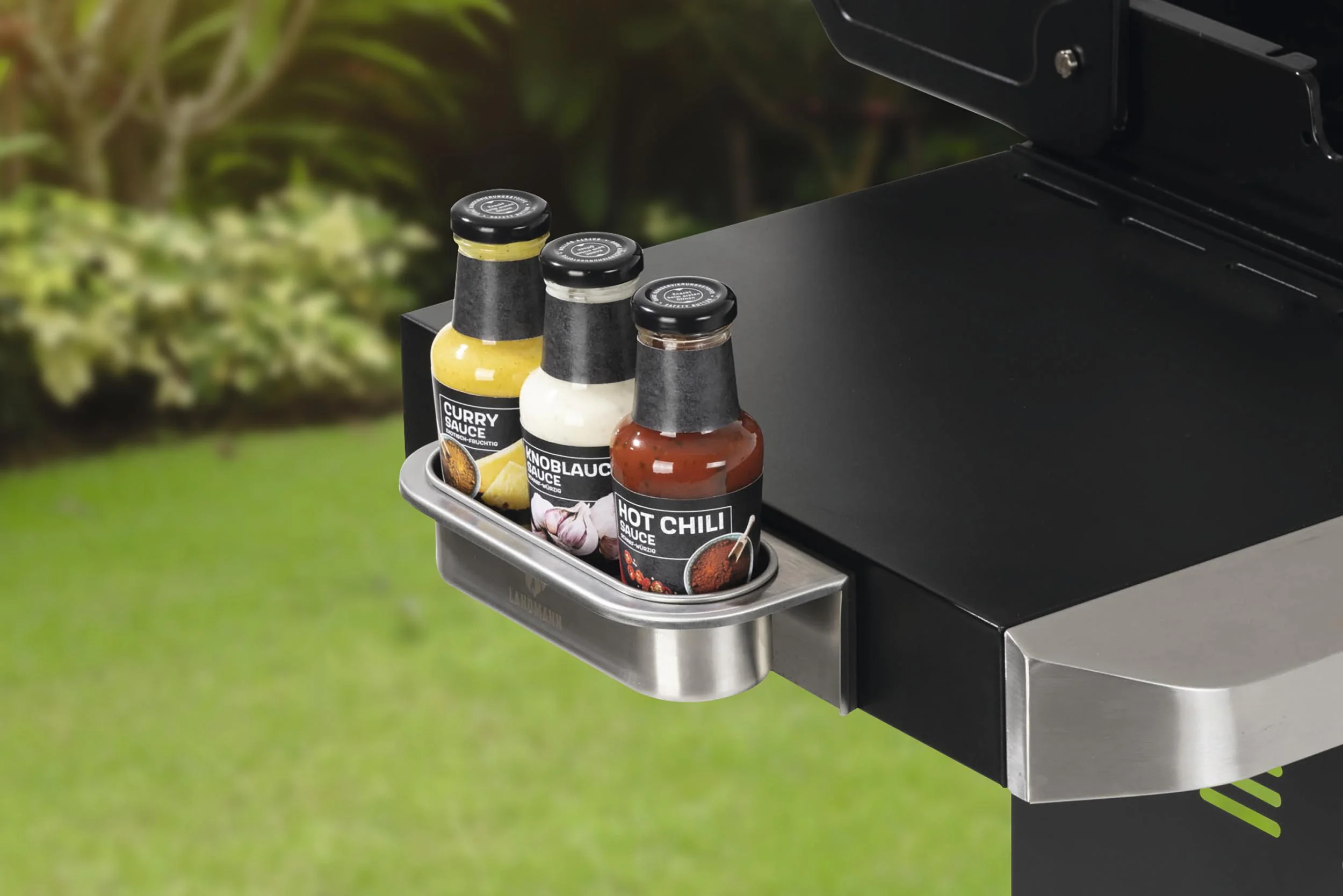 Soßenhalter Edelstahl, magnetisch - 1