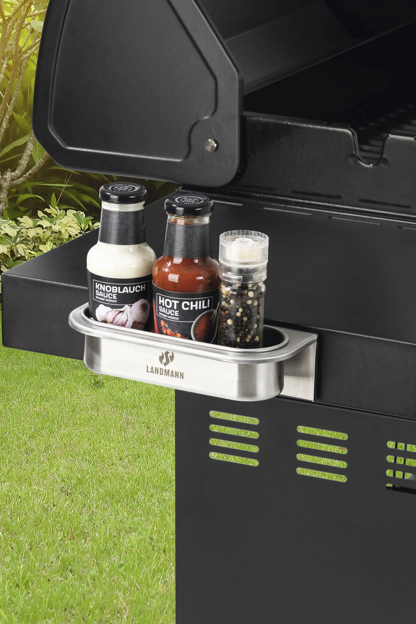 Soßenhalter Edelstahl, magnetisch - 2