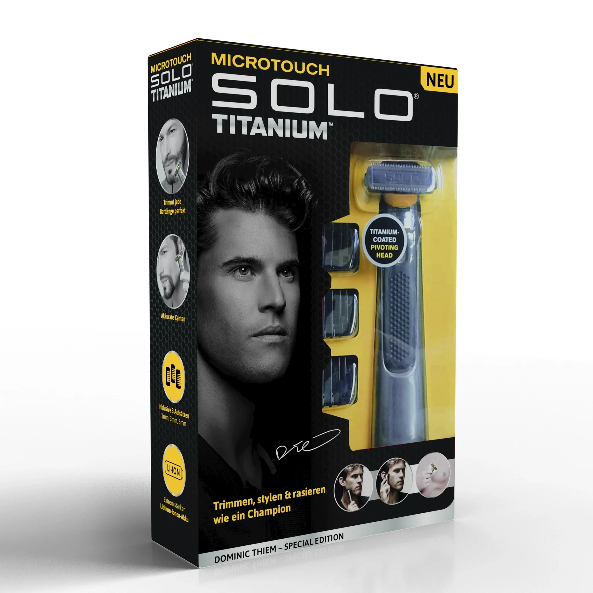 Elektro-Rasierer und Haar-Trimmer Titanium Solo - 8