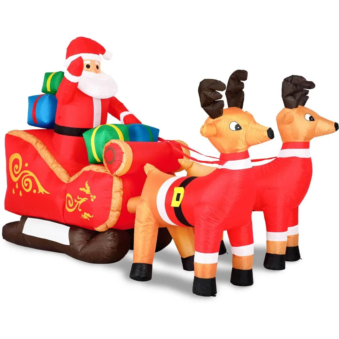 Der Weihnachtsmann im Schlitten - 4