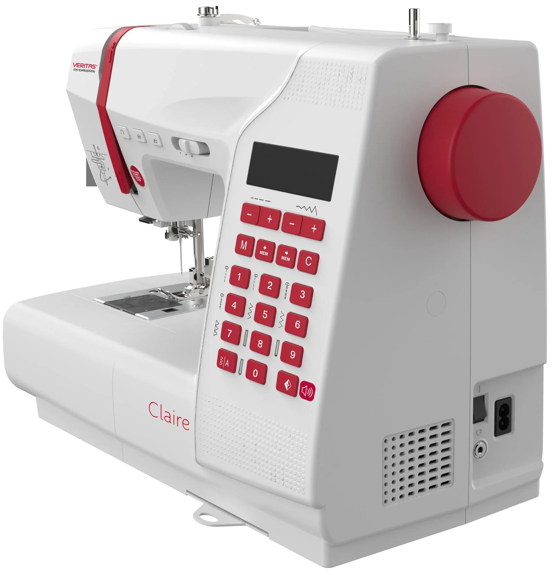 Nähmaschine „Claire“, 197 Stichprogramme mit Alphabet und Zahlen - 2