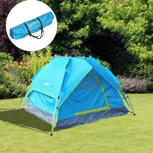 Campingzelt Pop Up Zelt Automatisch 3-4 Personen - 1