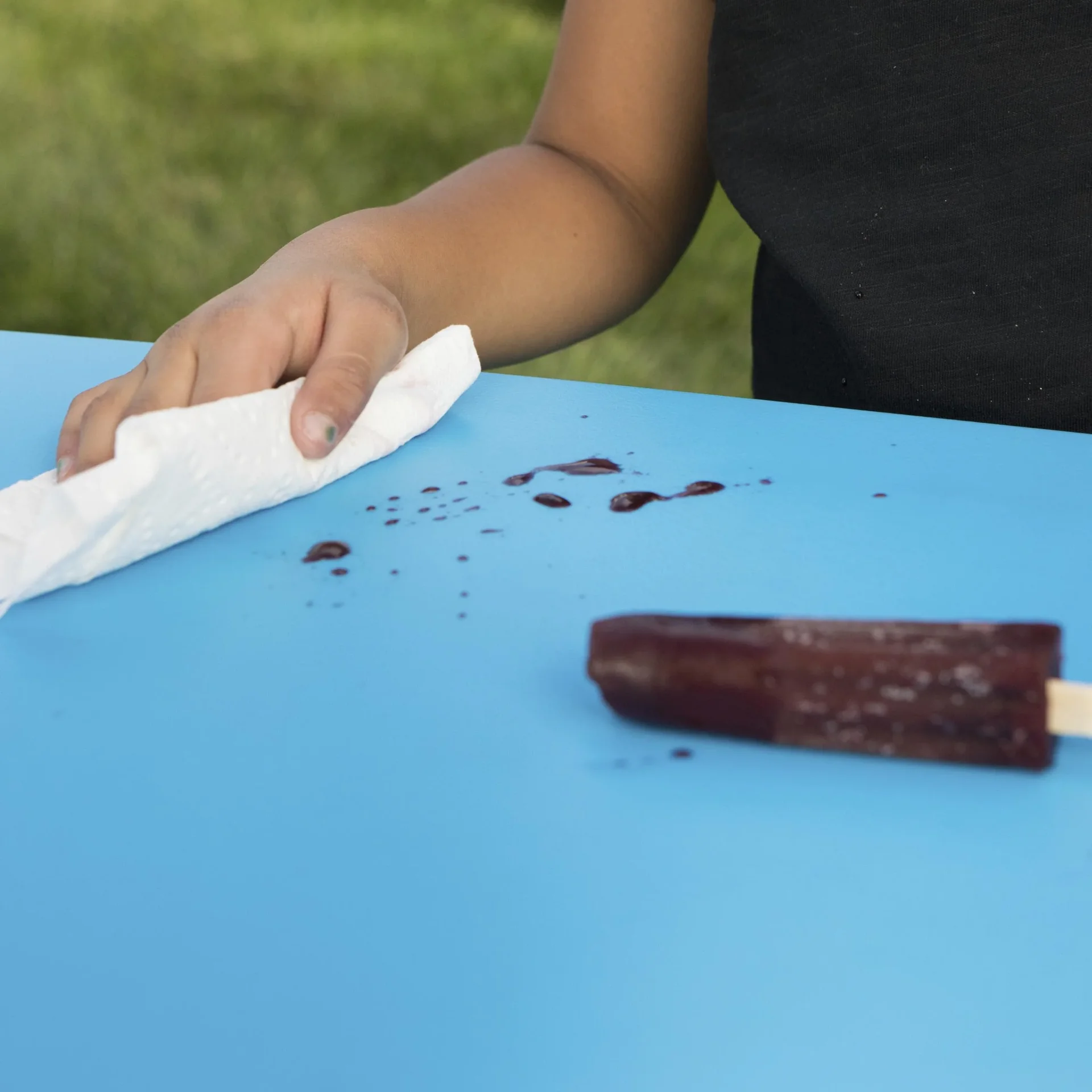 Kinder Picknicktisch blau - 1
