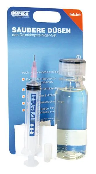 Lexmark schwarz: 120 ml Tinte schwarz + 50 ml Druckkopfreiniger - 0