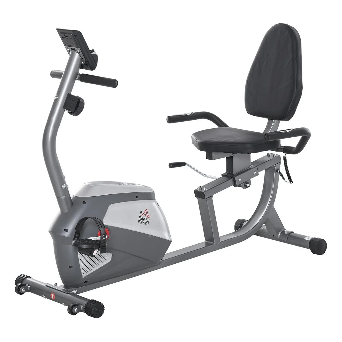 Liegeergometer mit LCD-Anzeige 8 stufig einstellbarem Magnetwiderstand Liegeheimtrainer Nutzergewicht bis 110 kg für zu - 1