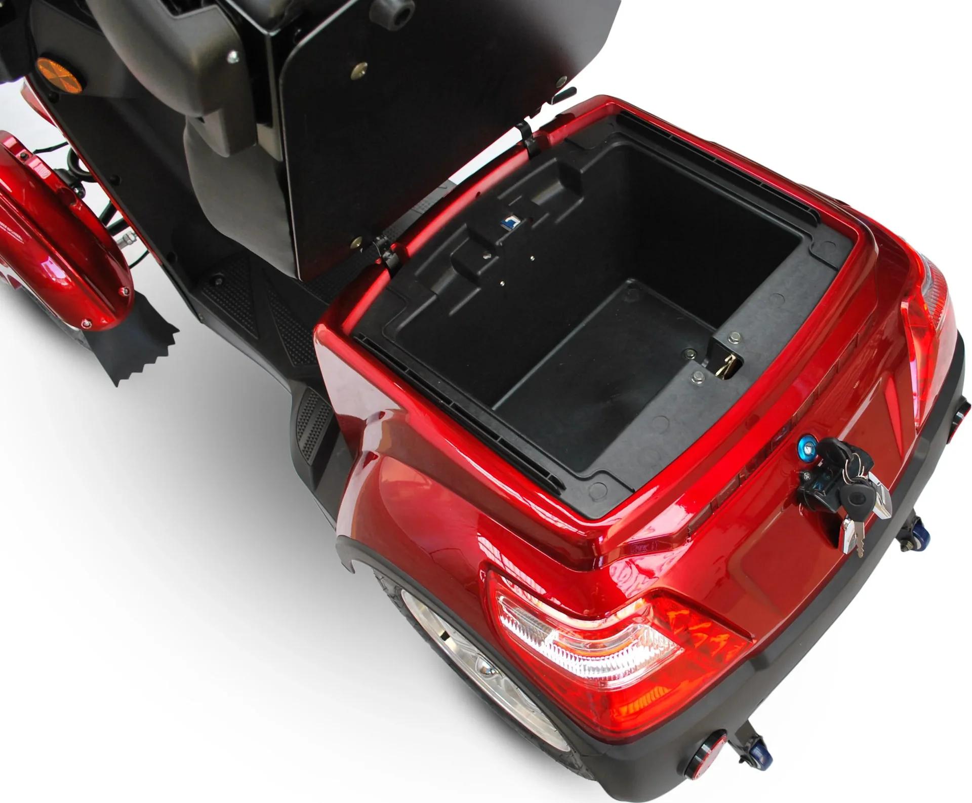 Elektromobil 525 Rot, 4 Räder, Seniorenmobil - 5