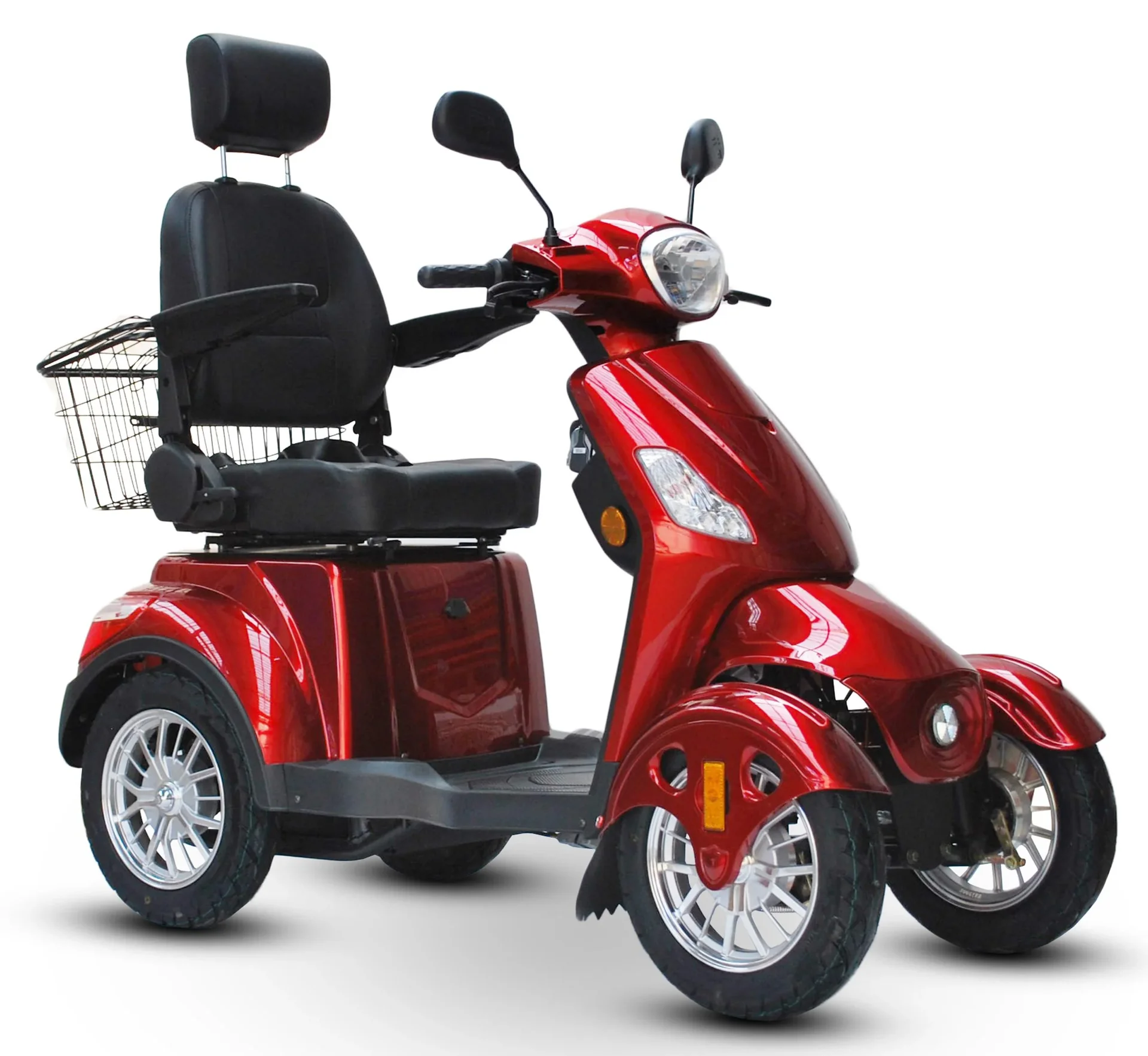Elektromobil 525 Rot, 4 Räder, Seniorenmobil - 8