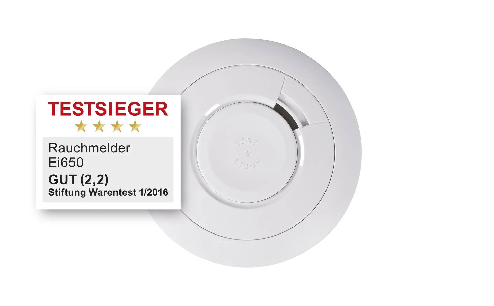 10 Jahres Rauchwarnmelder EI650 - 0