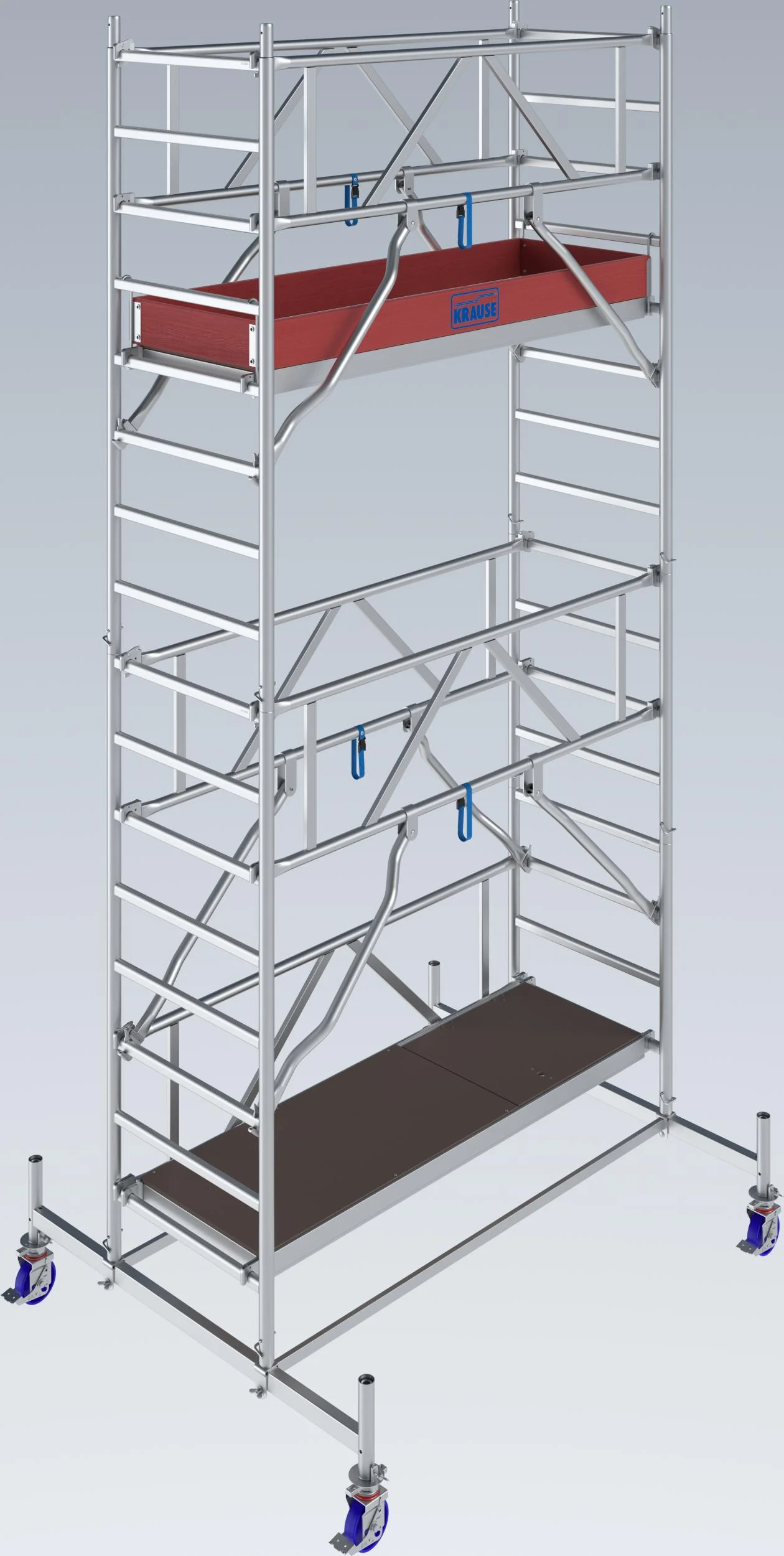 STABILO Fahrgerüst Serie 10, Feldlänge 2 m, Arbeitshöhe ca. 5,40 m - 0