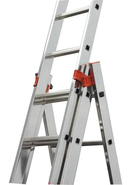 Tribilo Sprossen-Vielzweckleiter 3-teilig, 3 x 10 Sprossen - 1