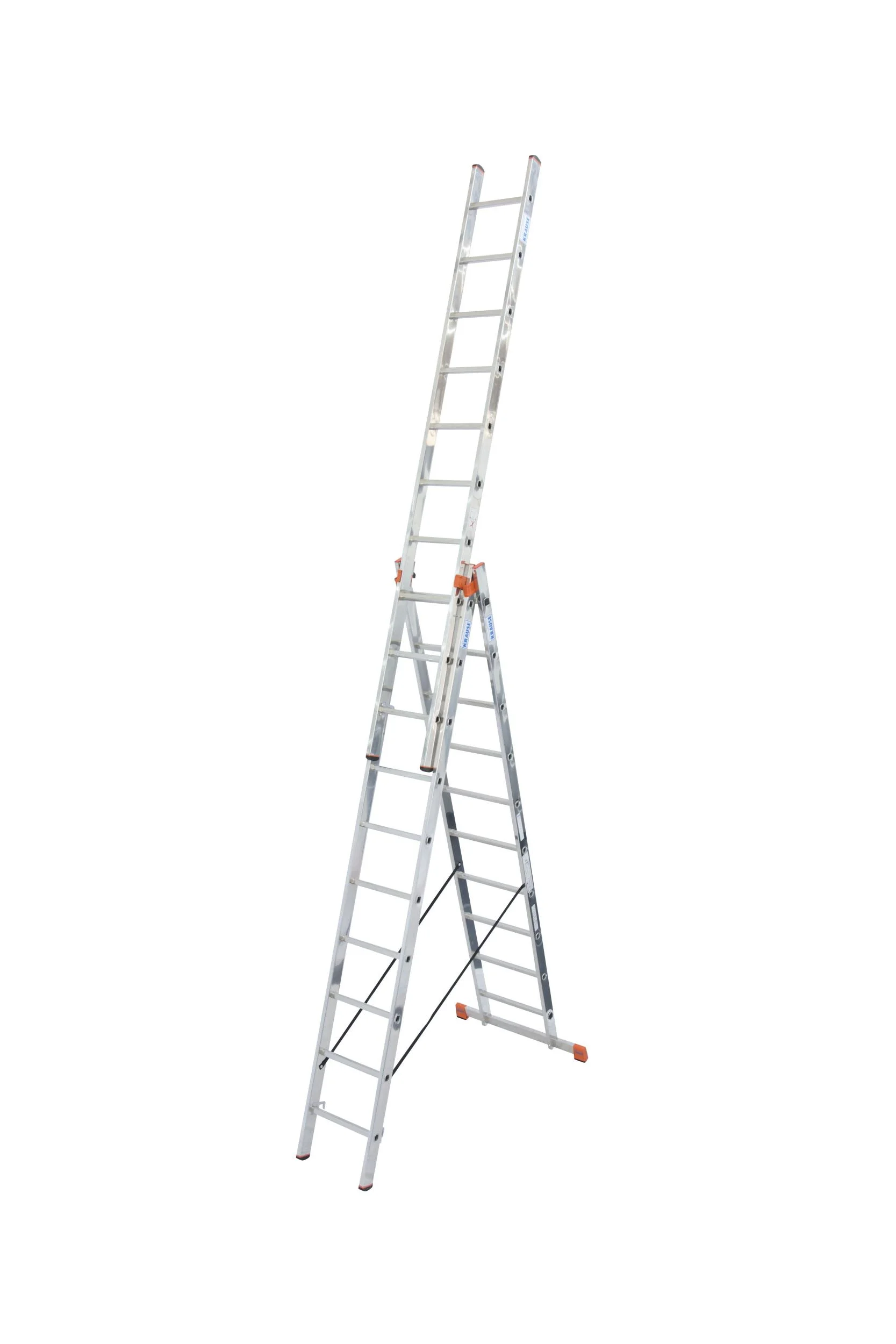 Tribilo Sprossen-Vielzweckleiter 3-teilig, 3 x 10 Sprossen - 9