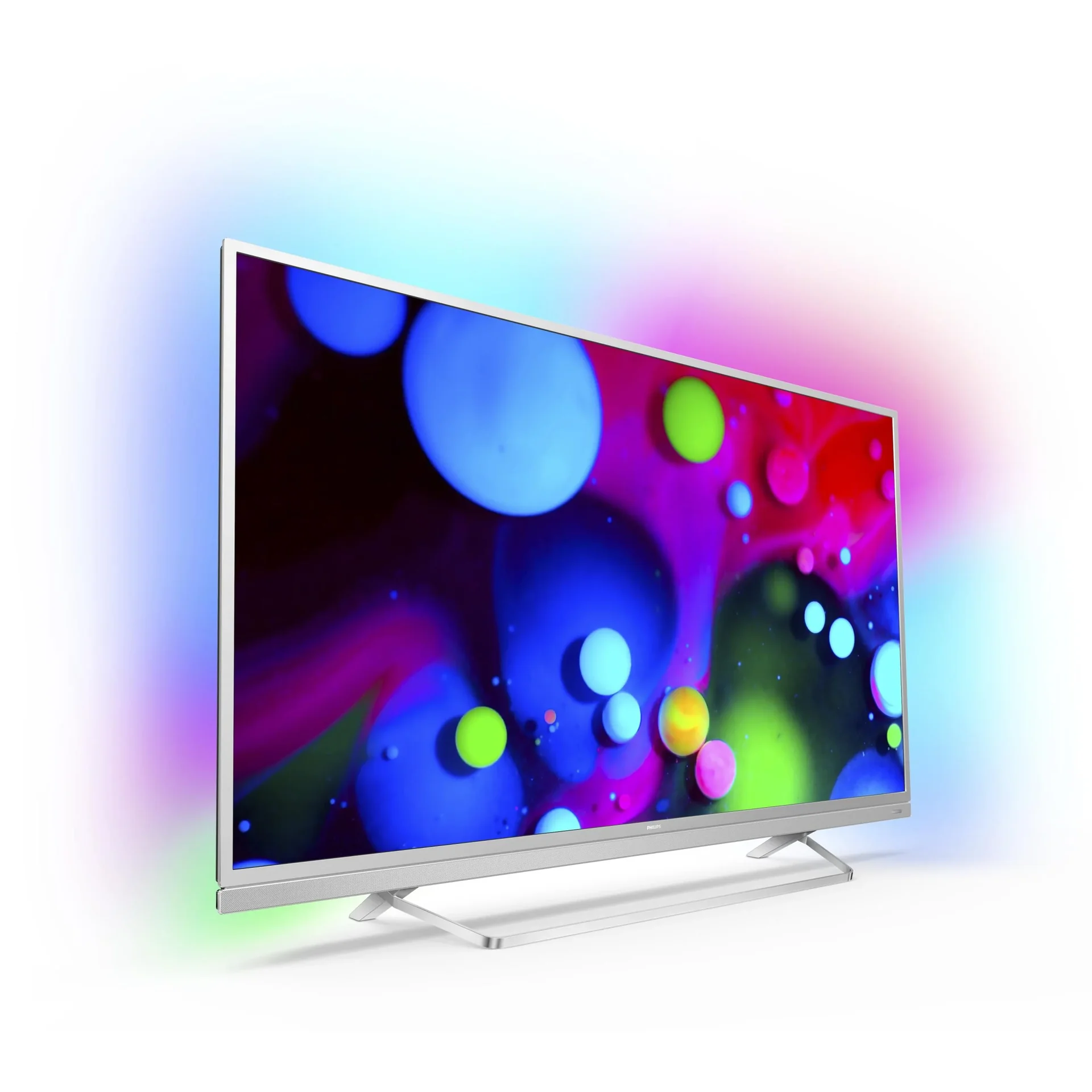 Ultraflacher 4K UHD-LED-Fernseher 49", mit 3-seitigem Ambilight - 0