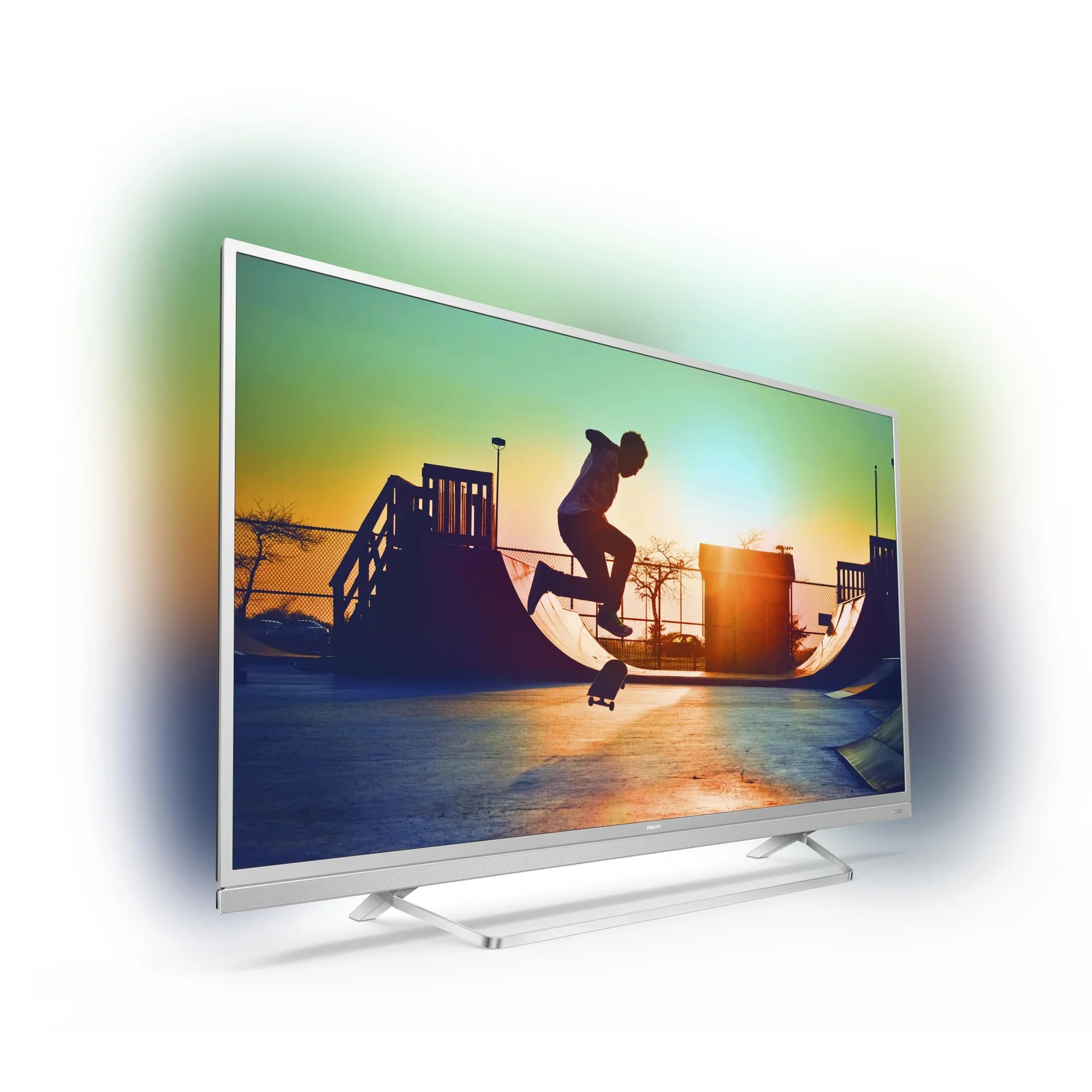 Ultraflacher 4K UHD-LED-Fernseher 49", mit 3-seitigem Ambilight - 3
