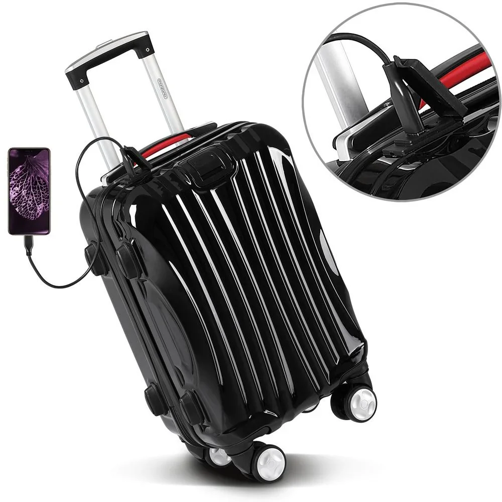Hartschalenkoffer Ikarus Black M aus ABS 38l 55x35x20cm - 4