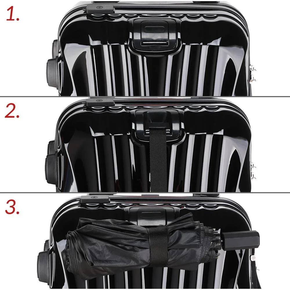 Hartschalenkoffer Ikarus Black M aus ABS 38l 55x35x20cm - 7