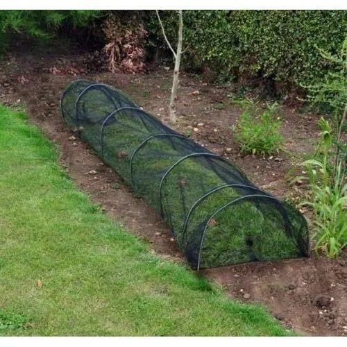 NL Wachstumstunnel mit schwarzem Maschennetz - 300x45x45 cm - 2