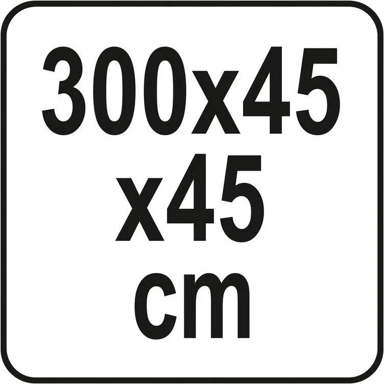 NL Wachstumstunnel mit schwarzem Maschennetz - 300x45x45 cm - 3