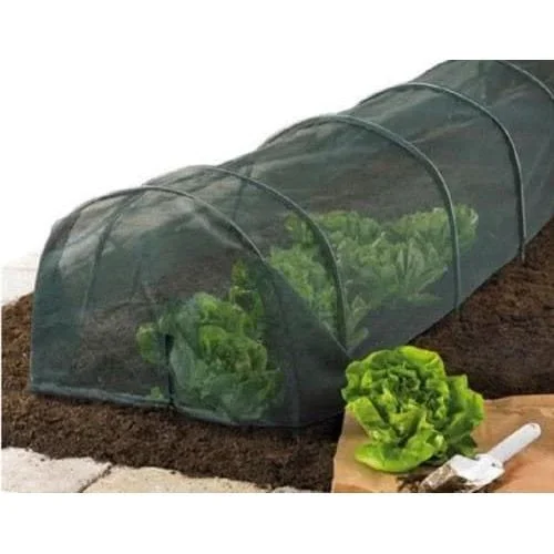 NL Wachstumstunnel mit schwarzem Maschennetz - 300x45x45 cm - 4