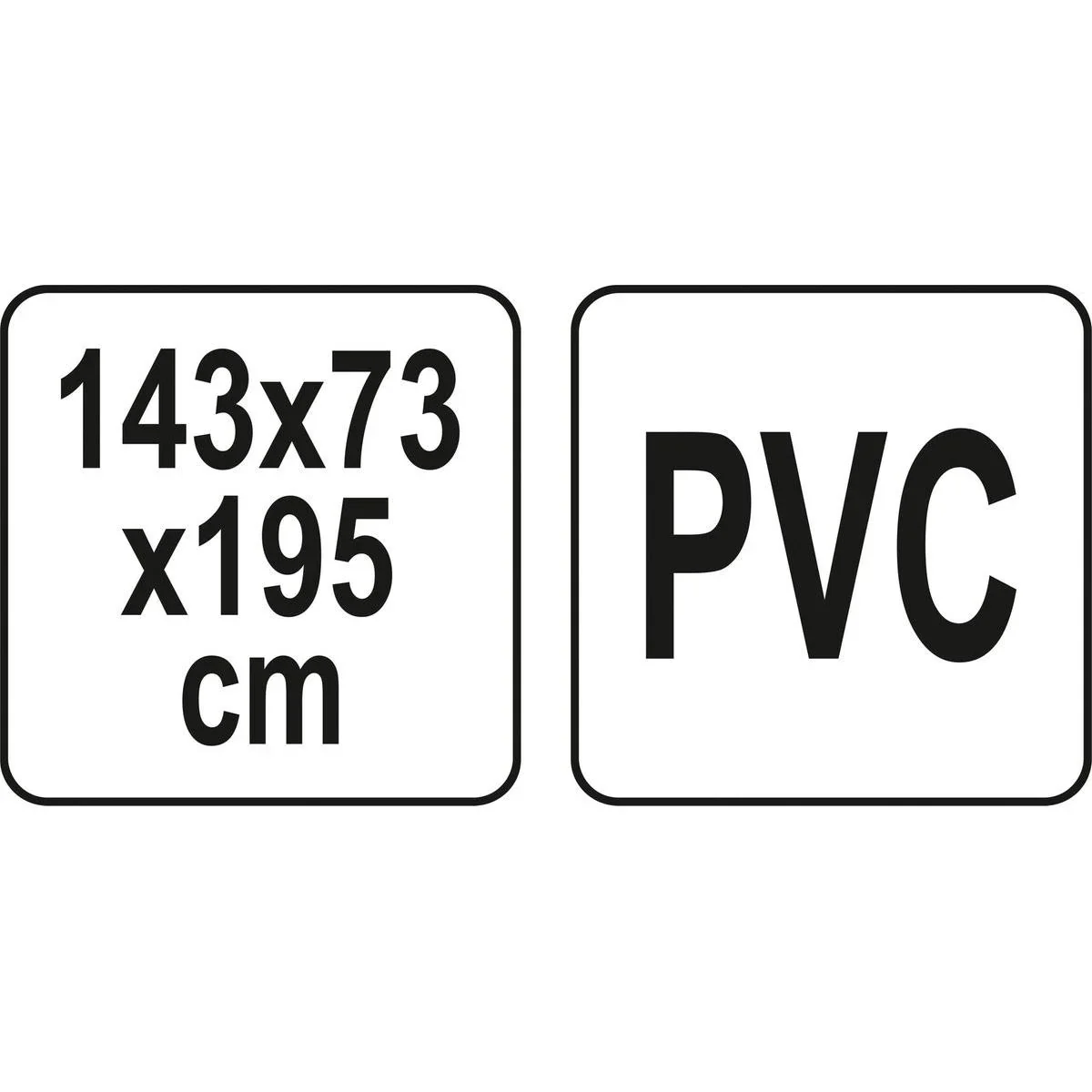 Gewächshaus - PVC - 195x143x73 cm - 5