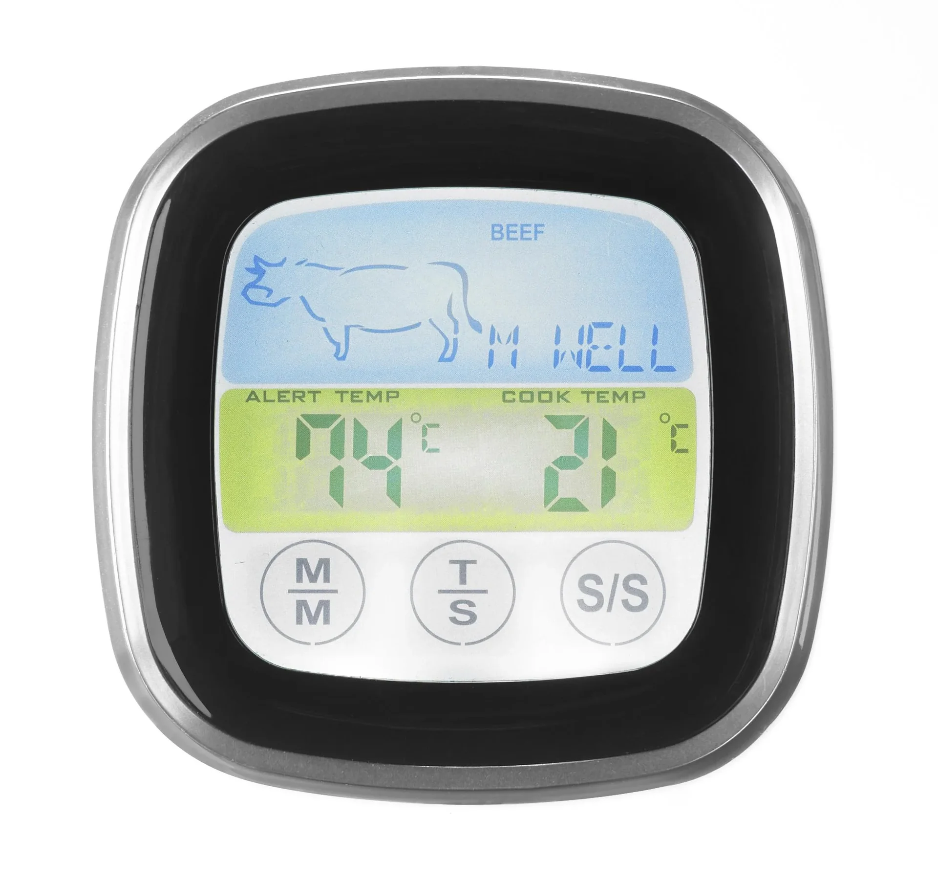 Digitales Brat- und Grill-Thermometer mit Touchscreen - 3