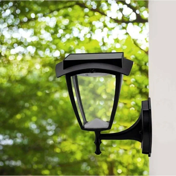 VT-982 Sevilla Solar-Wandleuchte Solar-LED-Lampe - 2 Lichtfarben - 4