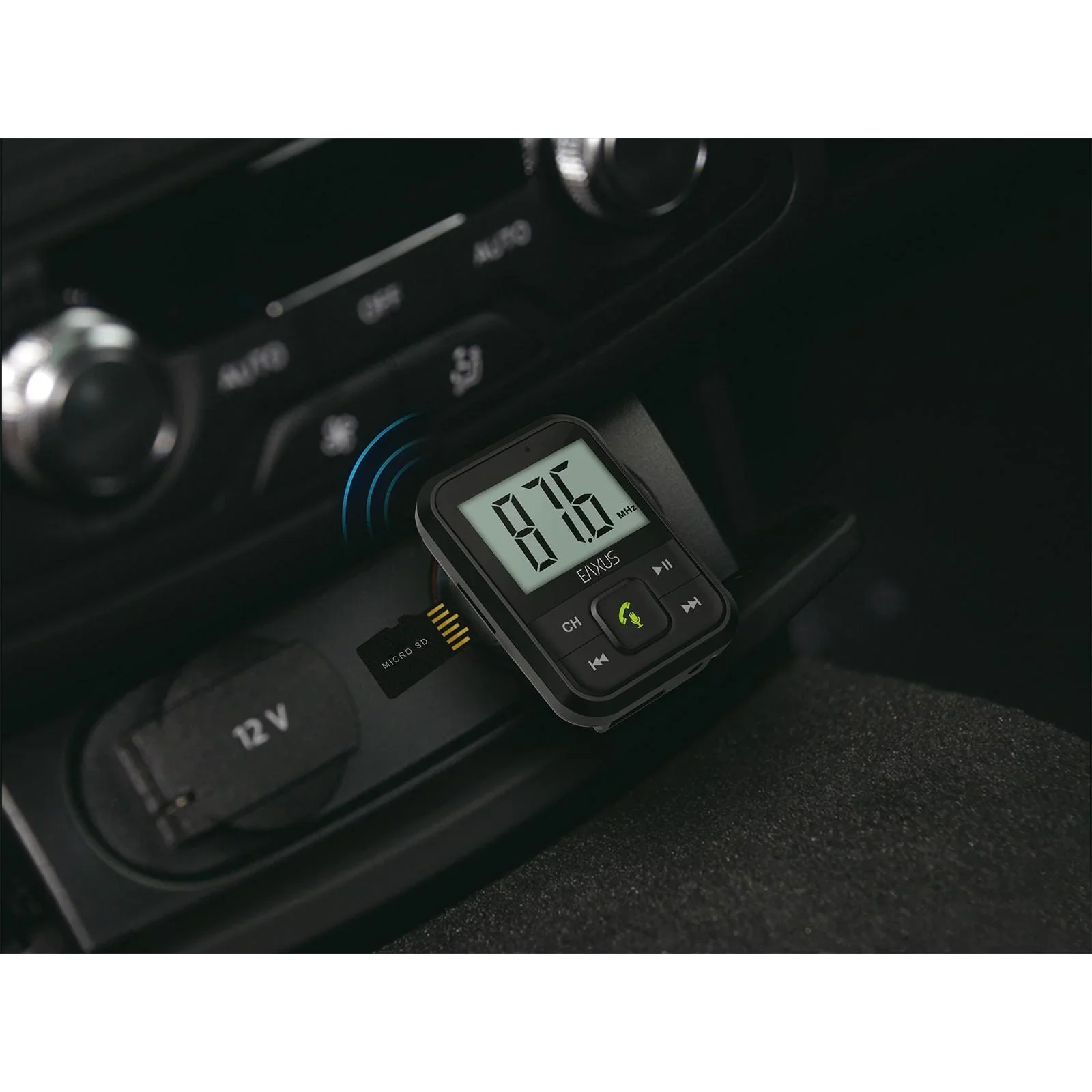 FM Transmitter mit Bluetooth , USB , AUX , Micro SD und Freisprechfunktion - 0