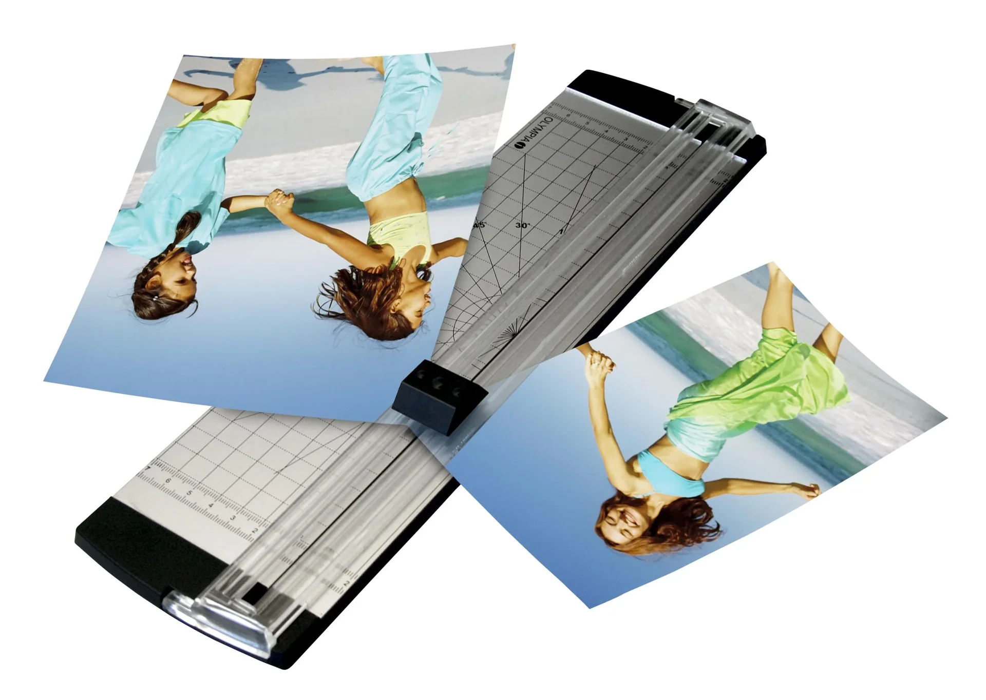 Laminiergerät 4in1 Set mit Lineal, Eckenrunder und Folien - 3