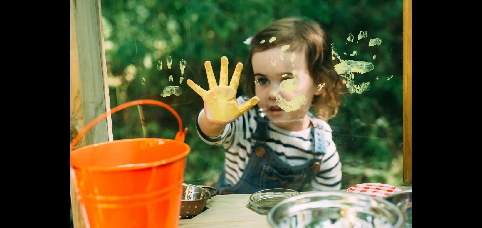 Discovery Küche   Outdoor-Spielküche für Kinder aus Holz, Pflanzkübel, Malscheibe, Windspiel, natur - 5