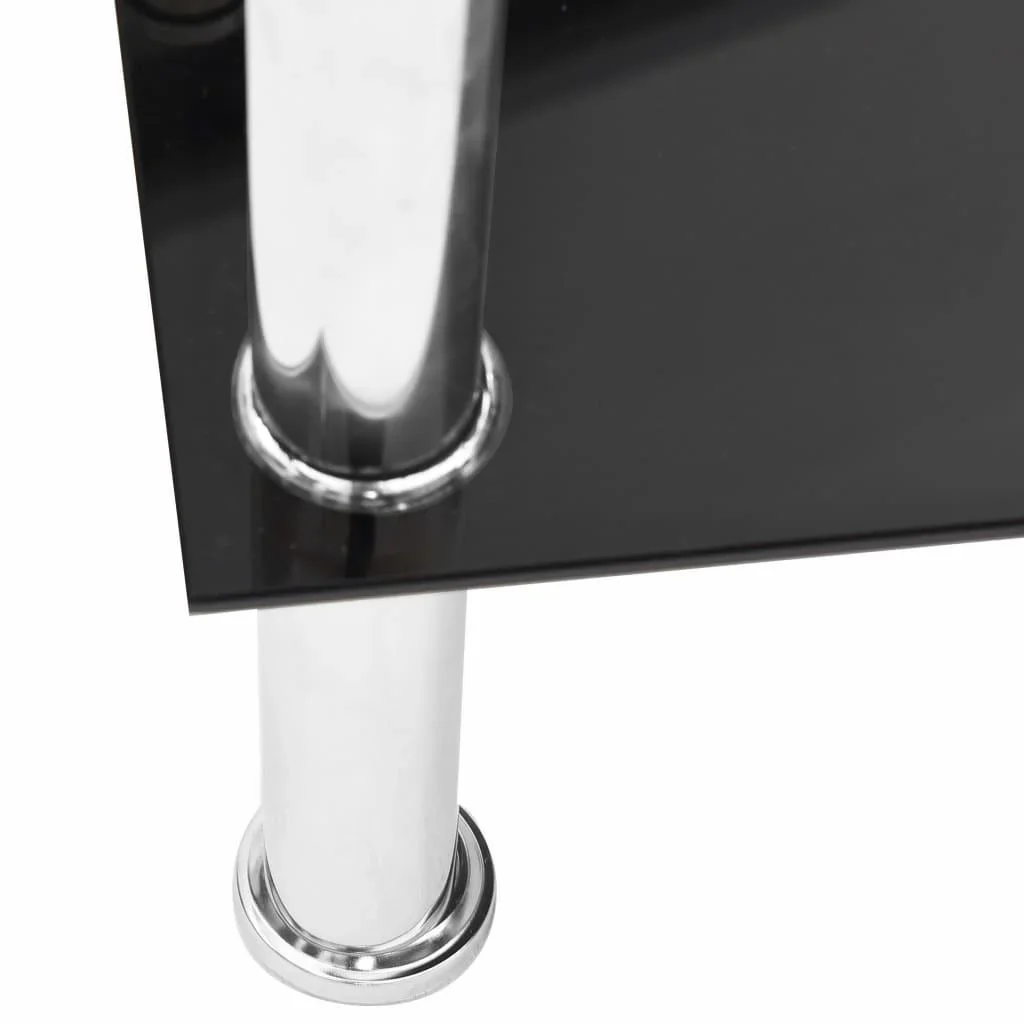 Couchtisch 110x43x60 cm gehärtetes Glas transparent - 2