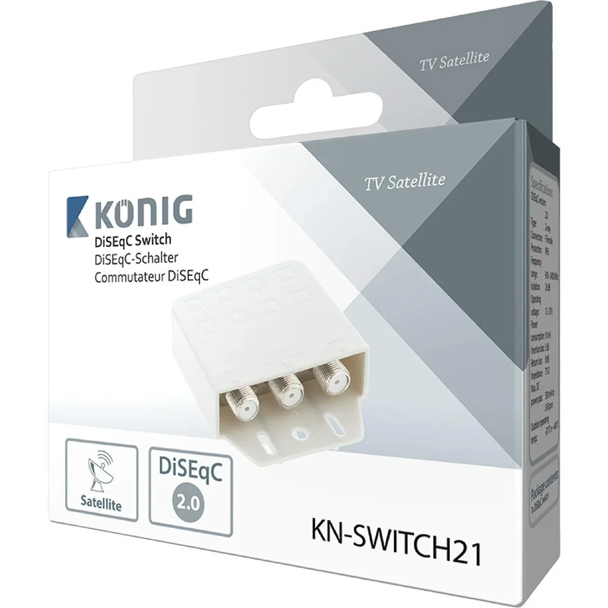 DiSEqC-Schalter 2/1 950-2400 MHz - 2