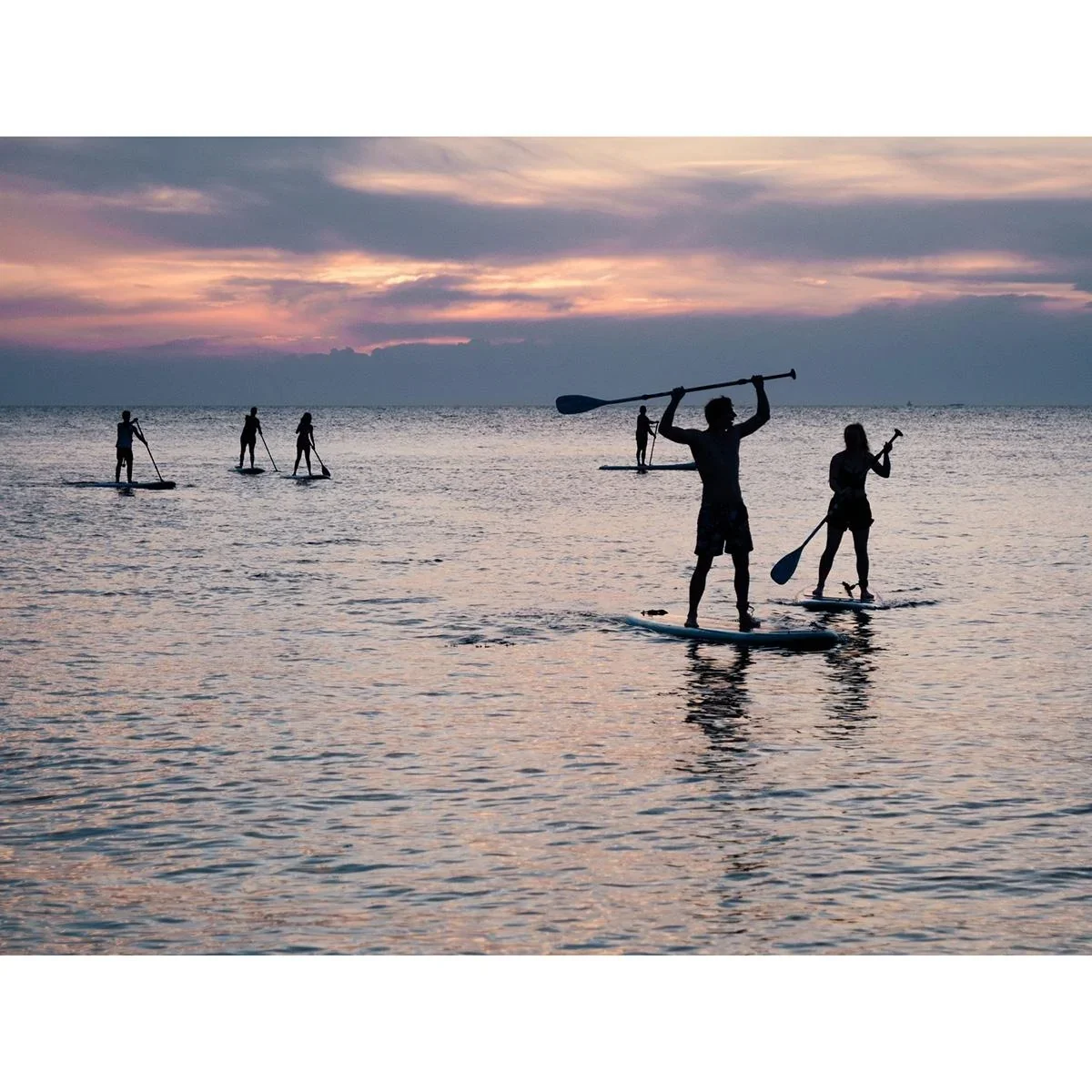 Pacific Special Edition SUP Board mit FREE SUP Chair - 305 cm - bis zu 100 kg - 6-teiliges Set- Weiß/Grün - Aufblasbar - 4
