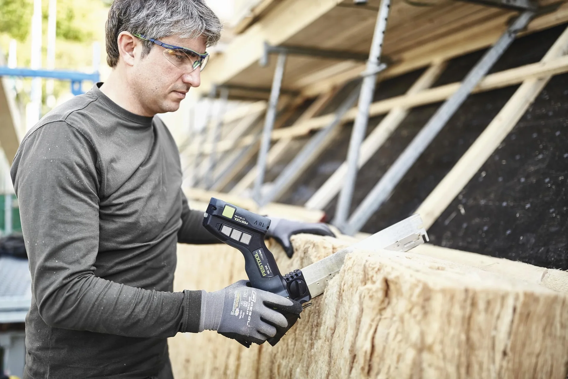 Akku-Dämmstoffsäge ISC 240 Li EB-Basic - 1