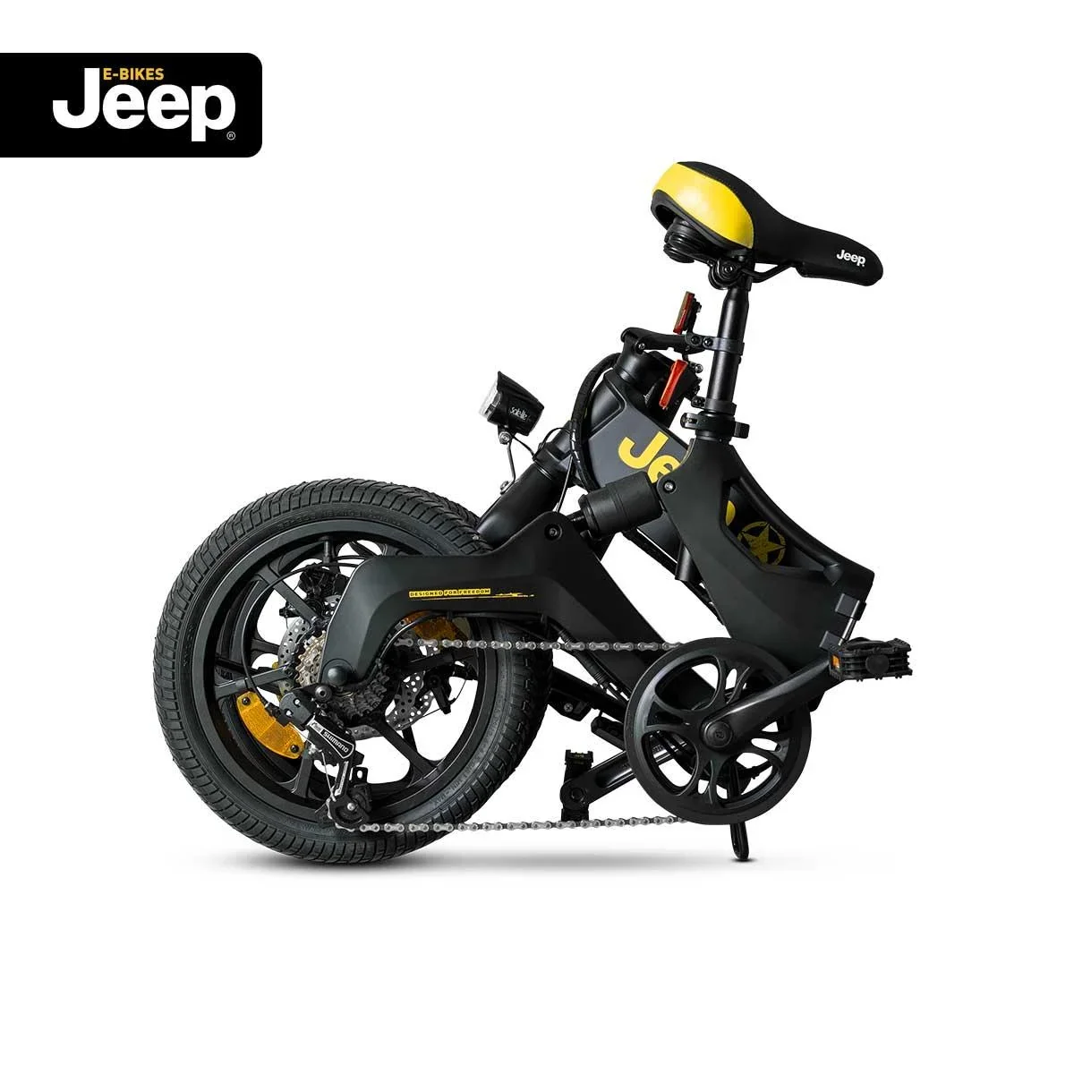 Unisex Fold E-Bike, 16 Zoll, 7-Gang Kettenschaltung, black, FR 6020 - 3