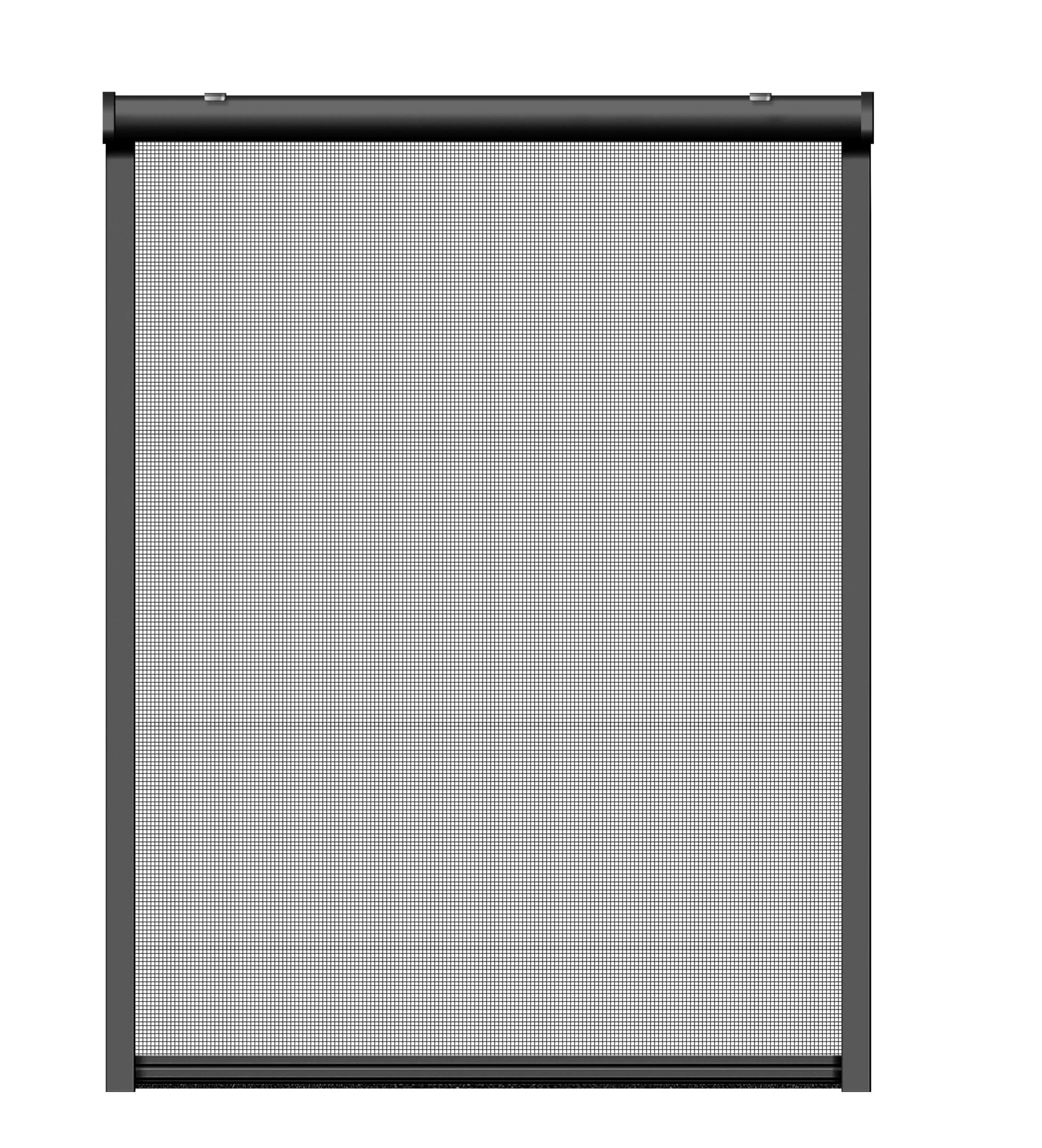Insektenschutzrollo für Fenster, Farbe anthrazit, 100 x 160 cm - 0