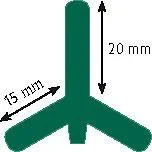 Metallpfahl T-Post, 182 cm, 100 Stück - 3