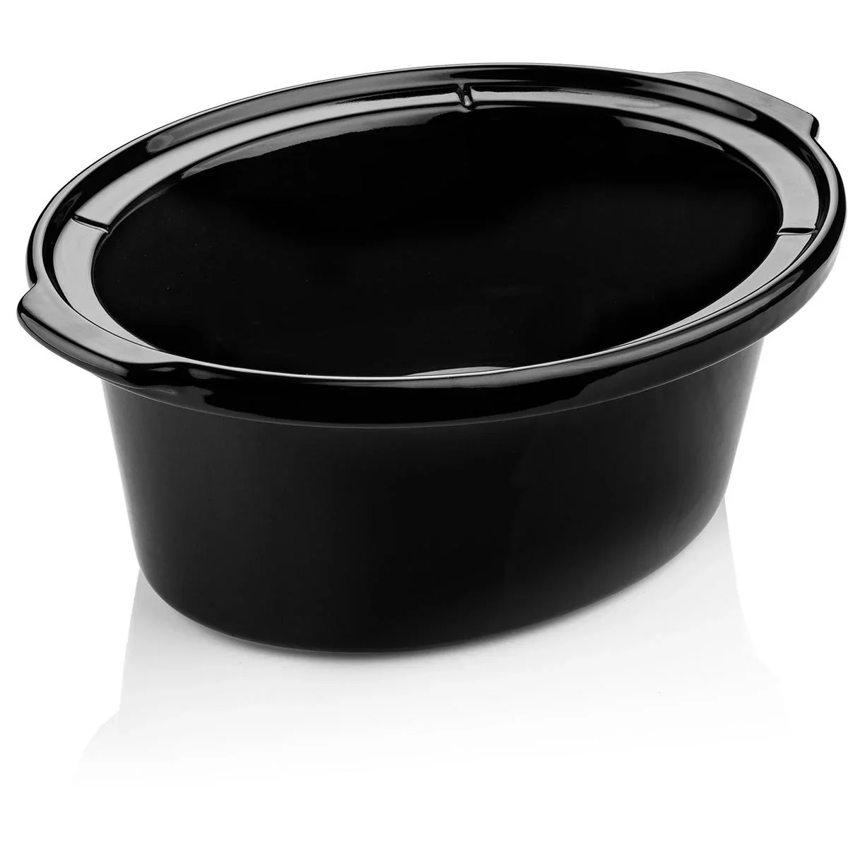 Slow Cooker - mit abnehmbarer Keramikpfanne - 6 Liter - Edelstahl - 3