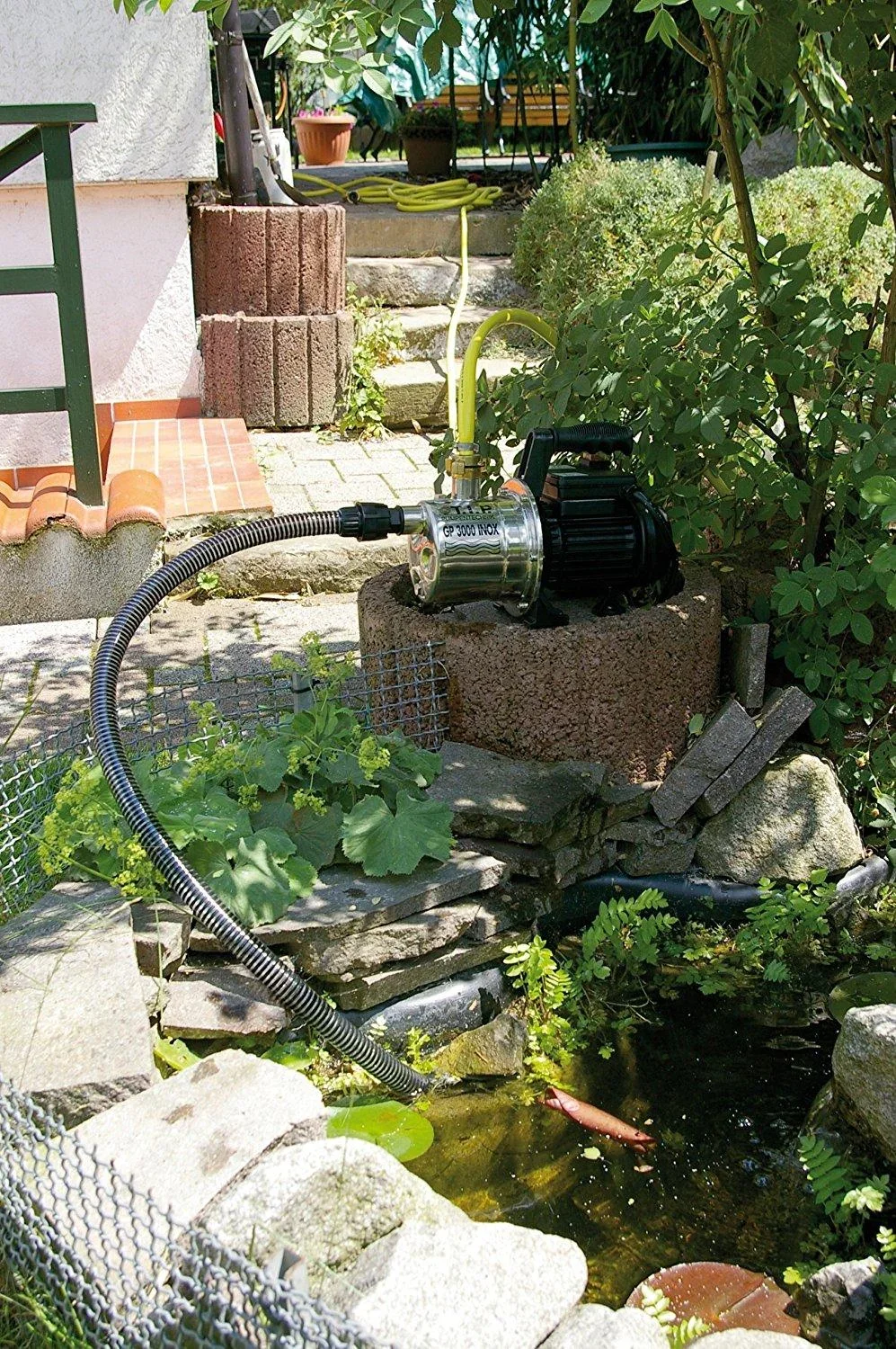 Gartenpumpe Edelstahl GP 3000 INOX, bis 2.950 l/h Fördermenge - 2