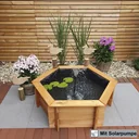 Sechseck-Hochteich 100 cm Solar - 4