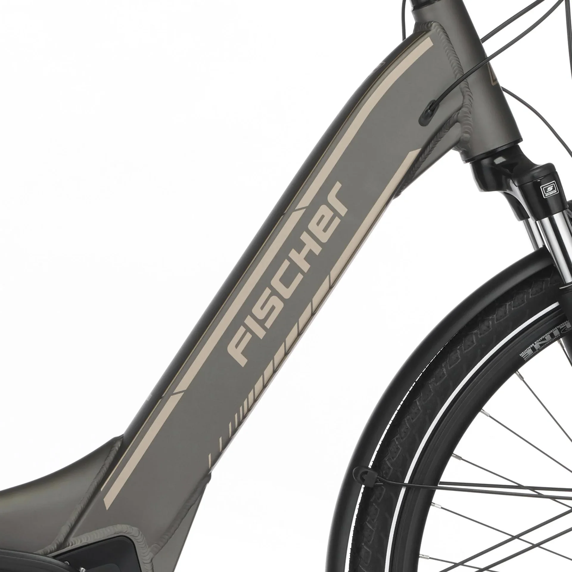 Unisex E-Bike City, 28 Zoll, Rahmengröße 44cm, 10-Gang Kettenschaltung, platingrau matt, CITA 6.0i - 3