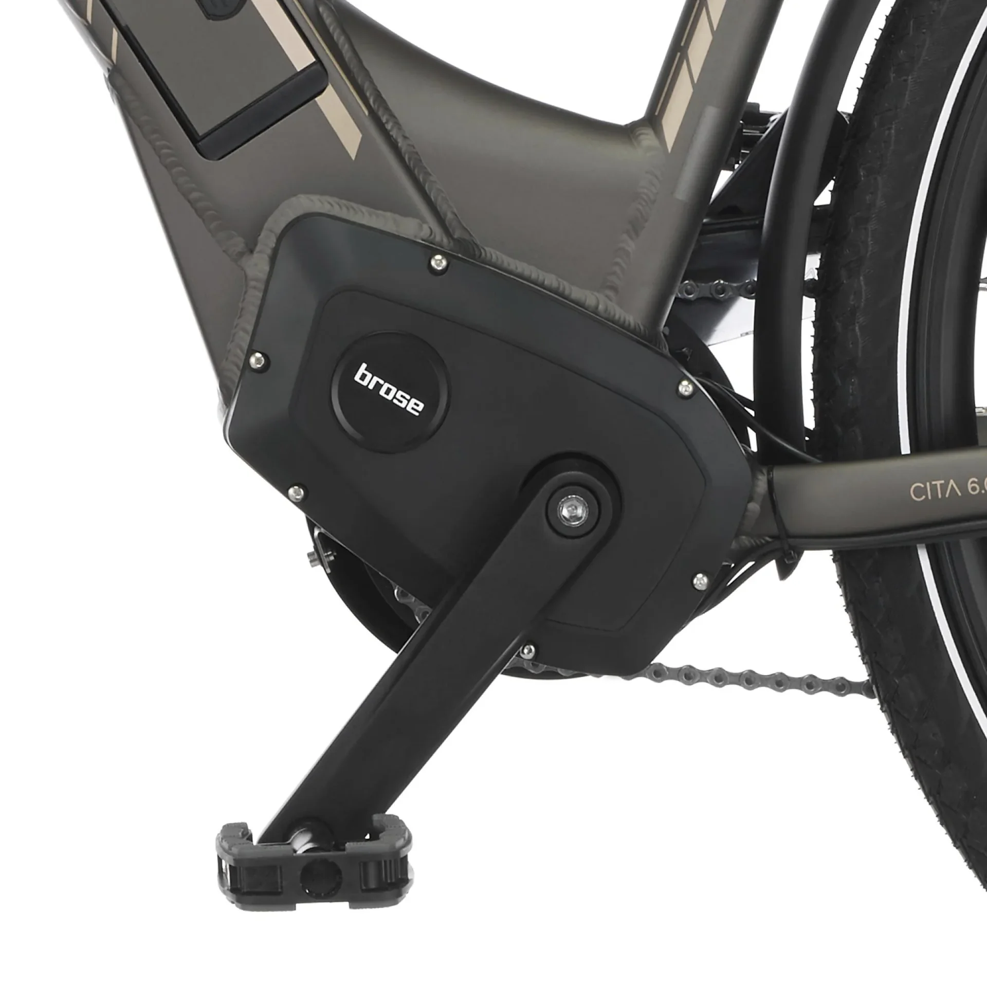 Unisex E-Bike City, 28 Zoll, Rahmengröße 44cm, 10-Gang Kettenschaltung, platingrau matt, CITA 6.0i - 5