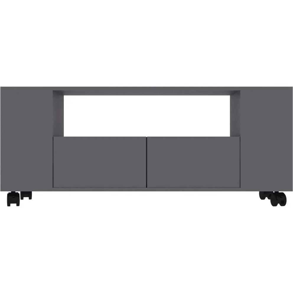 TV-Schrank 120x35x43 cm Spanplatte grau - 1