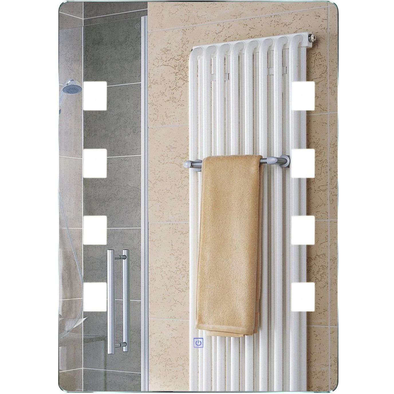 Lichtspiegel Badspiegel LED Spiegel Wandspiegel 50 x 70 x 4cm - 1