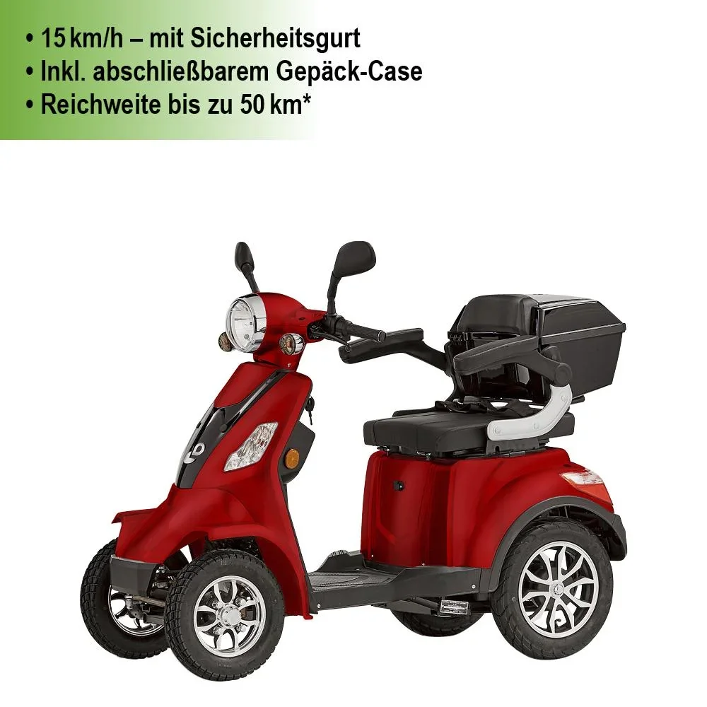 4-Rad E-Mobil Palermo 25 km/h rot - 4