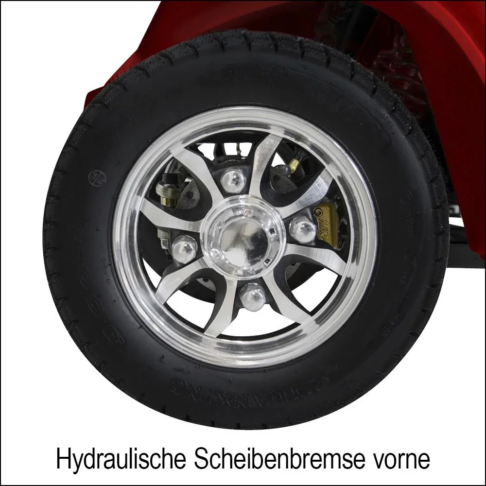 4-Rad E-Mobil Palermo 25 km/h rot - 6