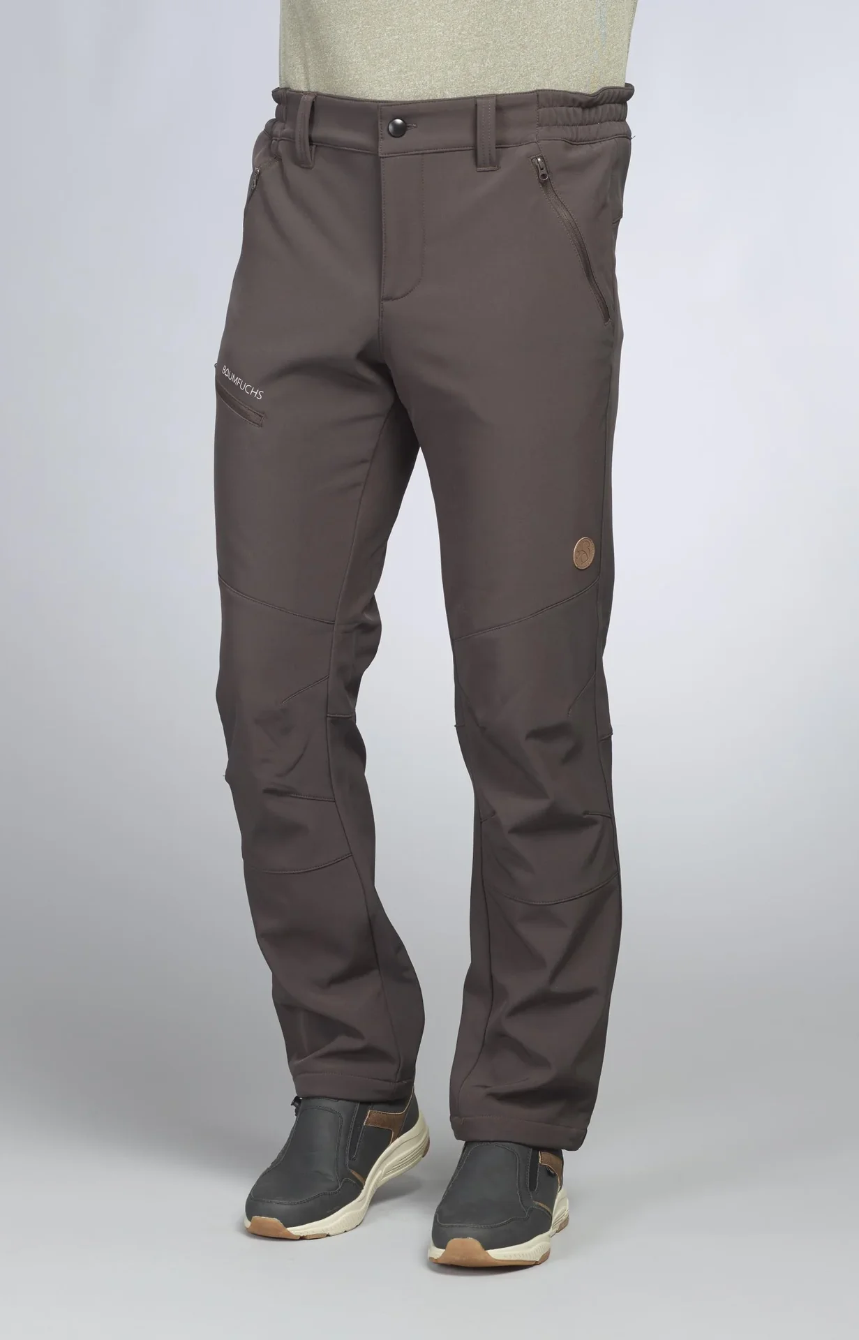 Outdoorhose mit Futter, Farbe braun, Gr.48 - 4