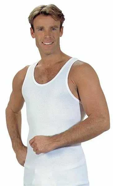 Unterhemd, Feinripp, 2er Pack, weiß, Gr.5 - 6