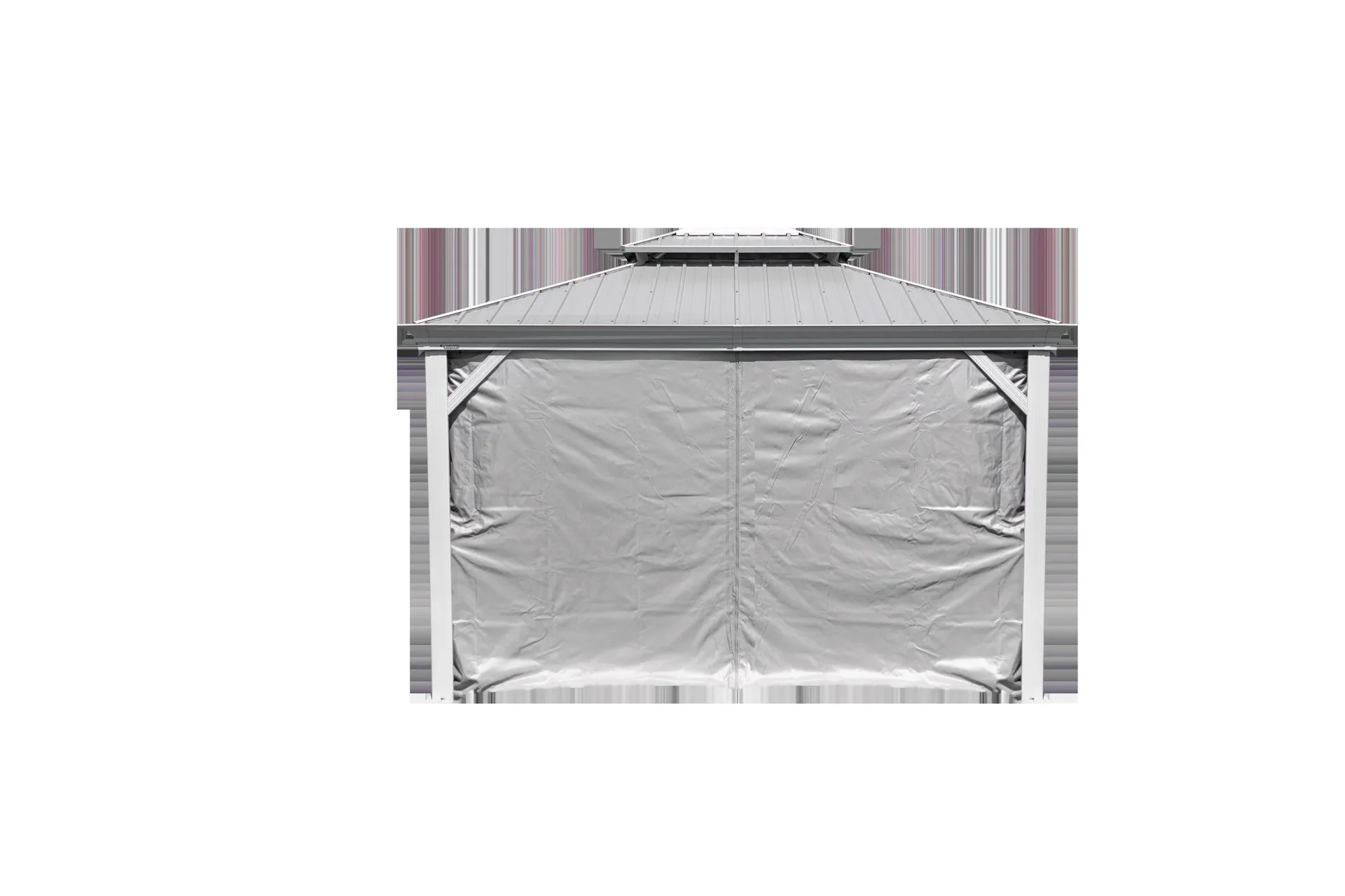 Pavillon Vorhänge Messina 10x12 ft aus Polyester, braun - 0