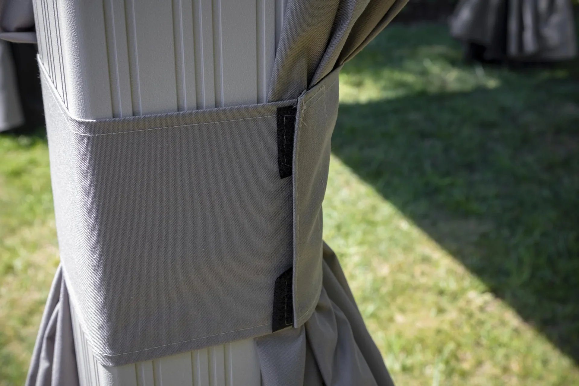 Pavillon Vorhänge Messina 10x12 ft aus Polyester, braun - 2