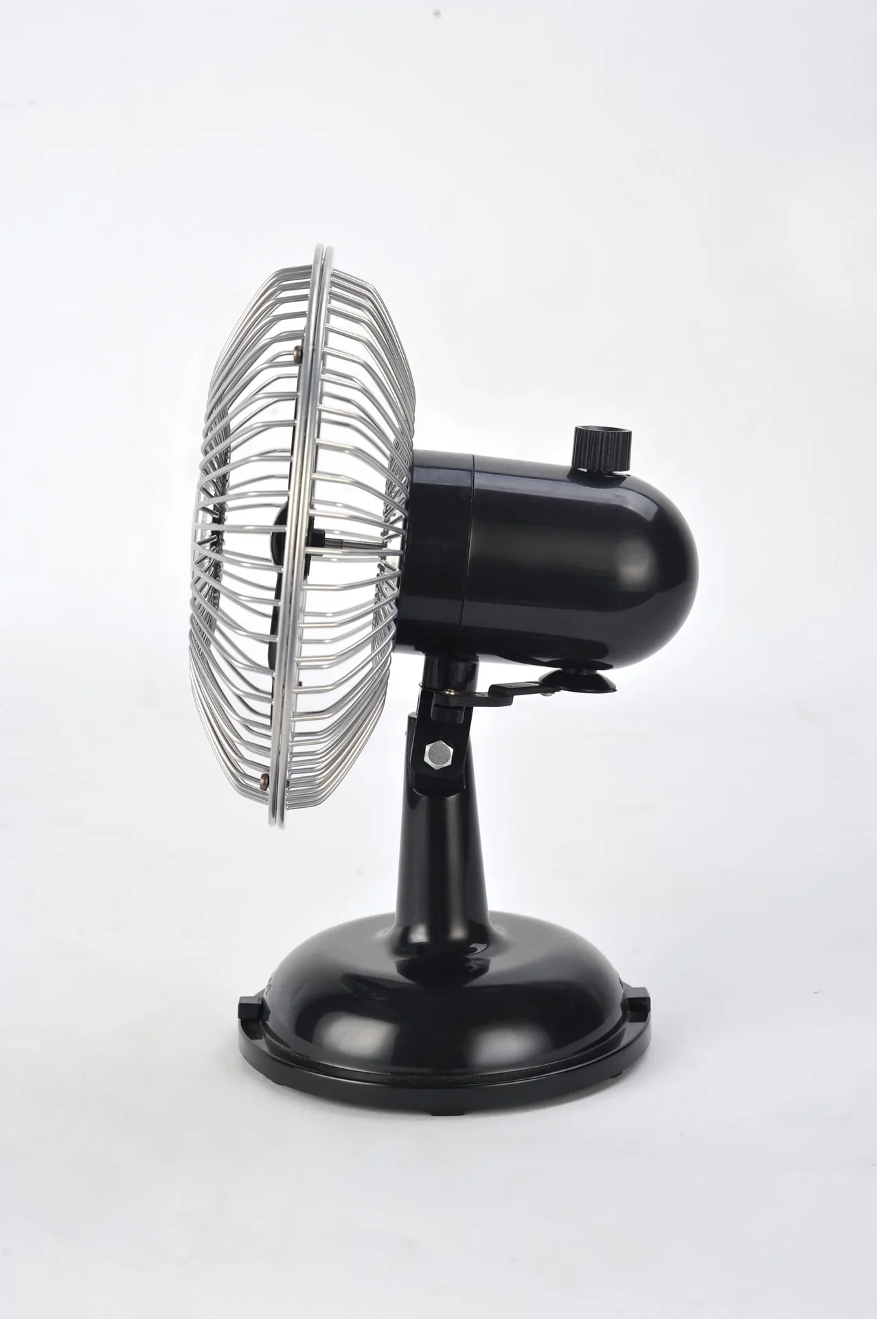 Ventilator - Retro Fan schwarz mit USB Anschluss - 0