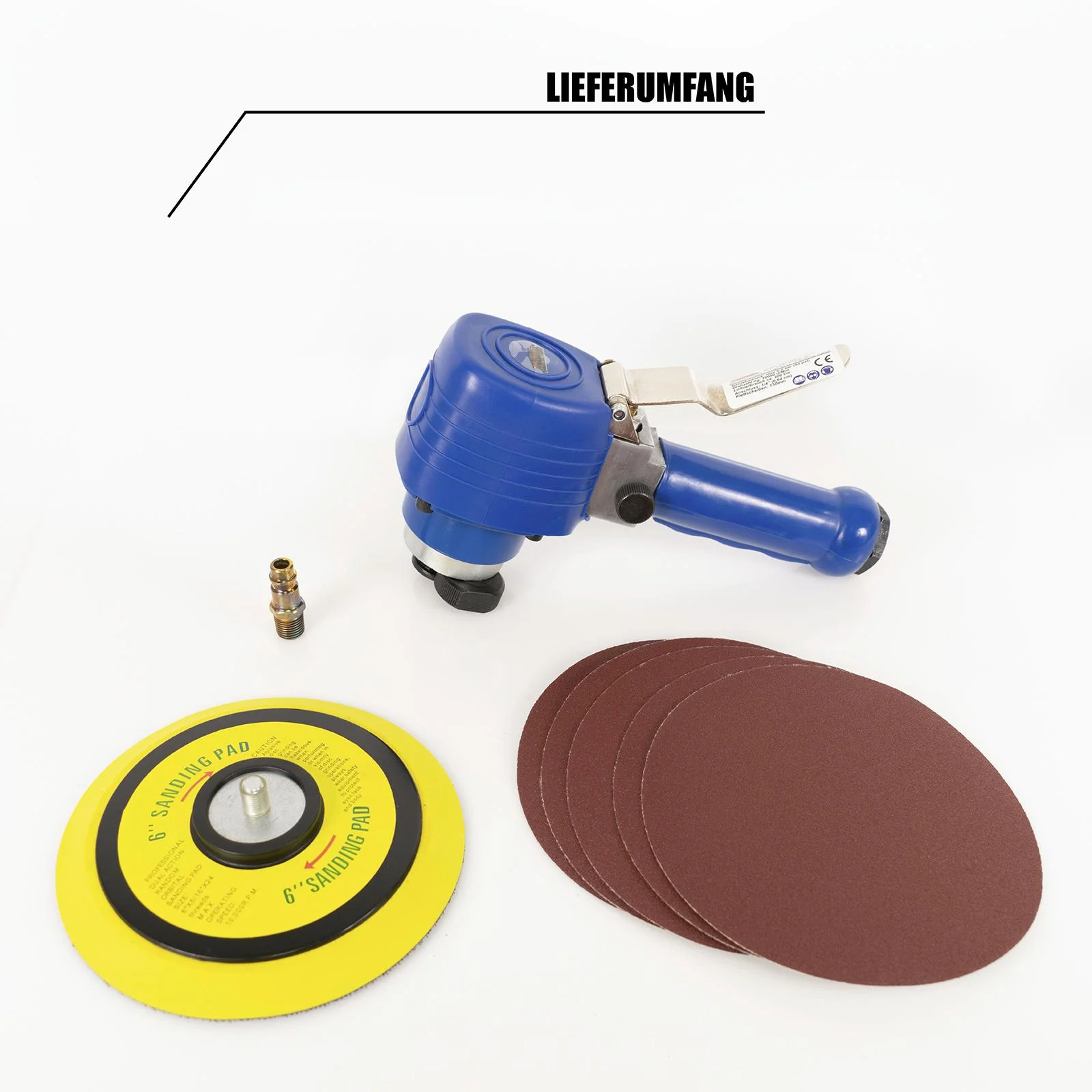 Druckluft-Exzenterschleifer, 15 cm - 1